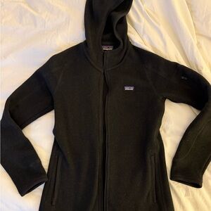 Patagonia Women's Black Hooded Jacket